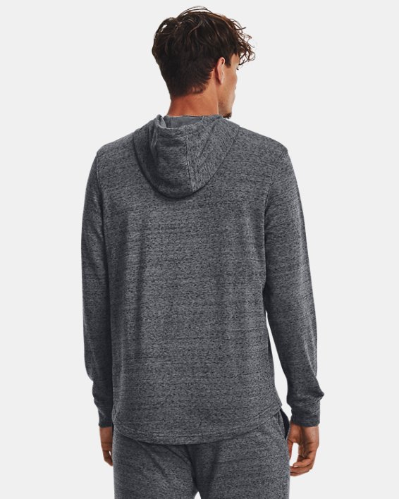 Men's UA Rival Terry Graphic Hoodie in Gray image number 1